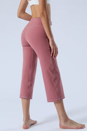 High-Rise Cropped Wide-Leg Pants by bornfocus