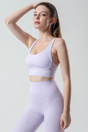 Strappy Back Sports Bra by bornfocus