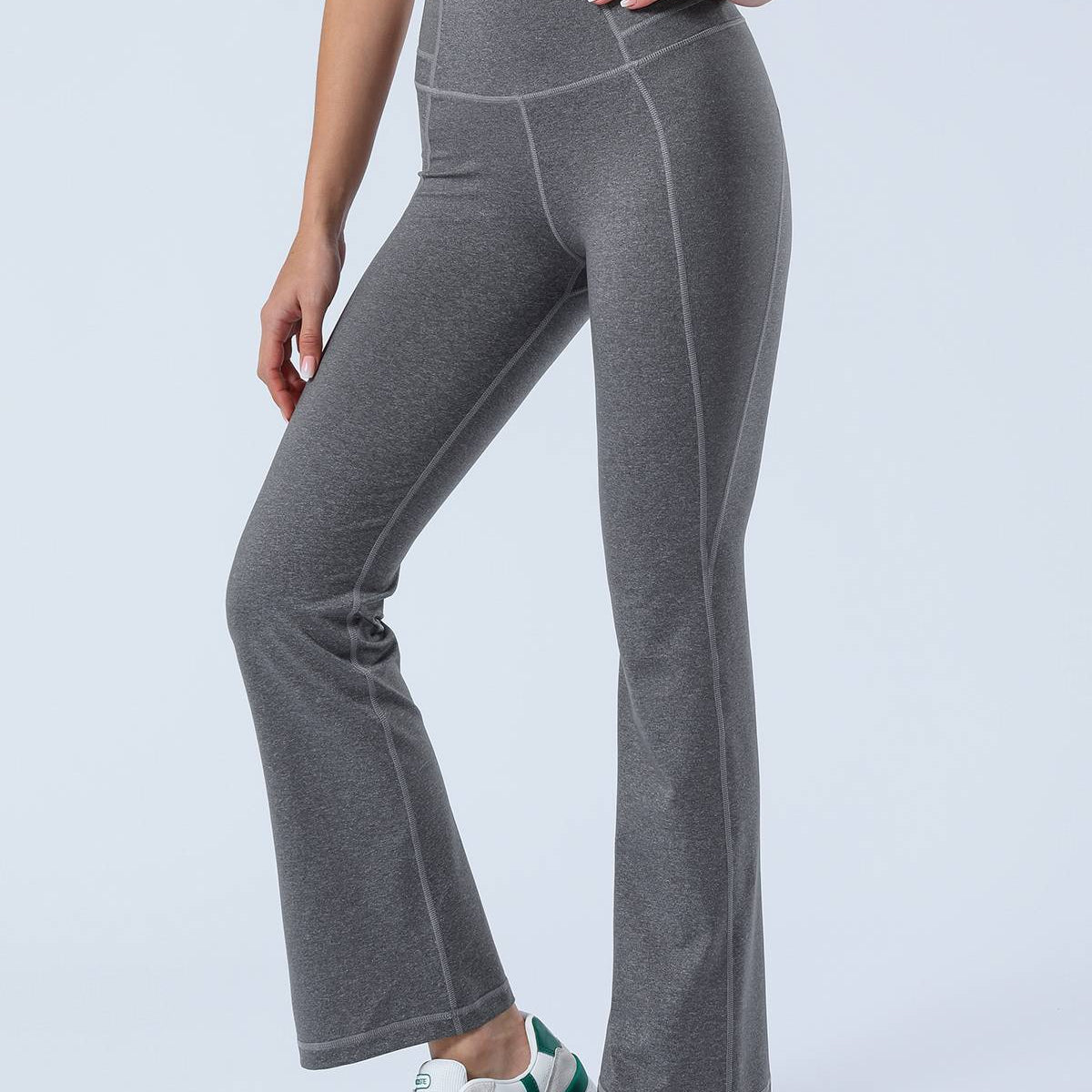 High-Rise Flare Pants by bornfocus