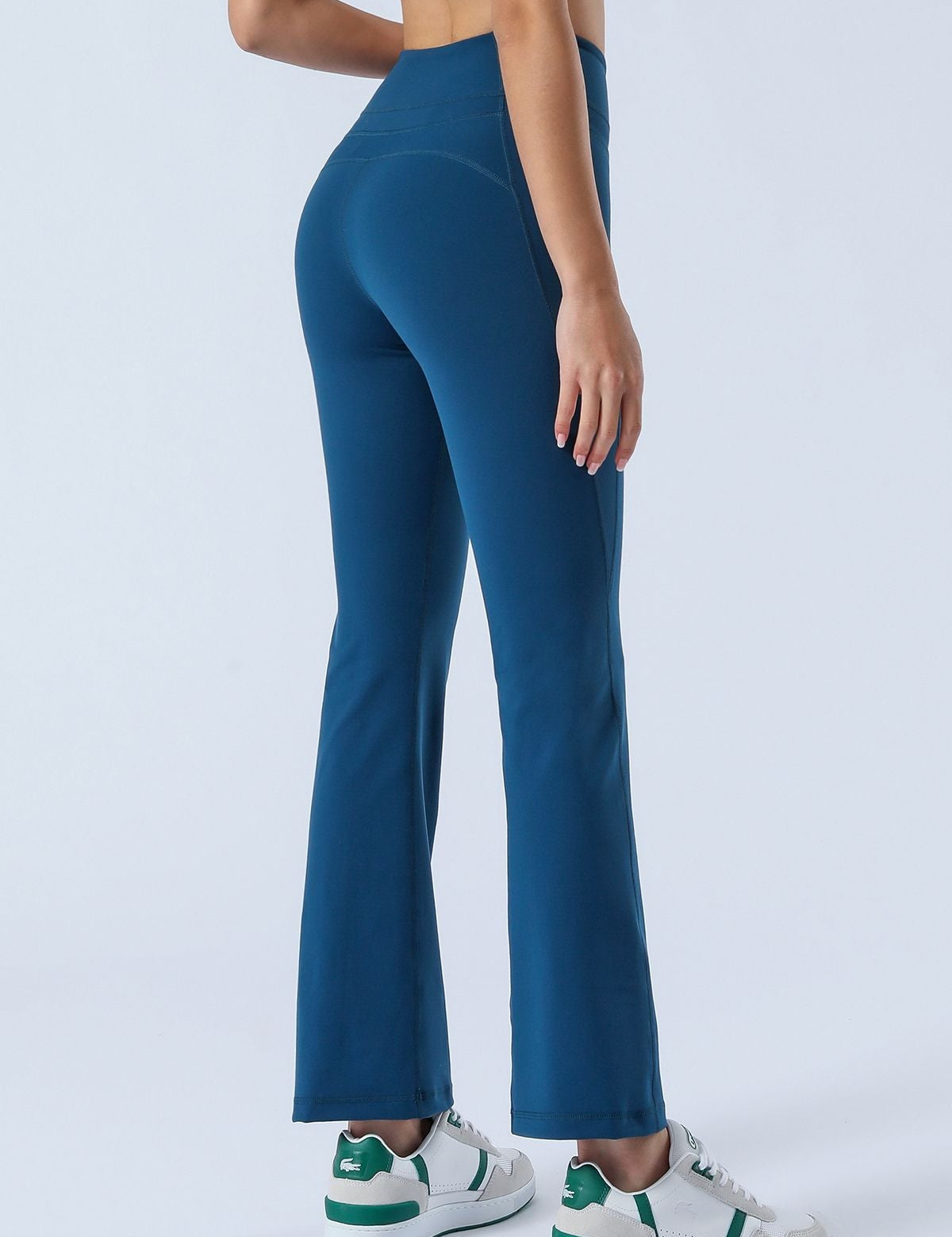 High-Rise Flare Pants by bornfocus