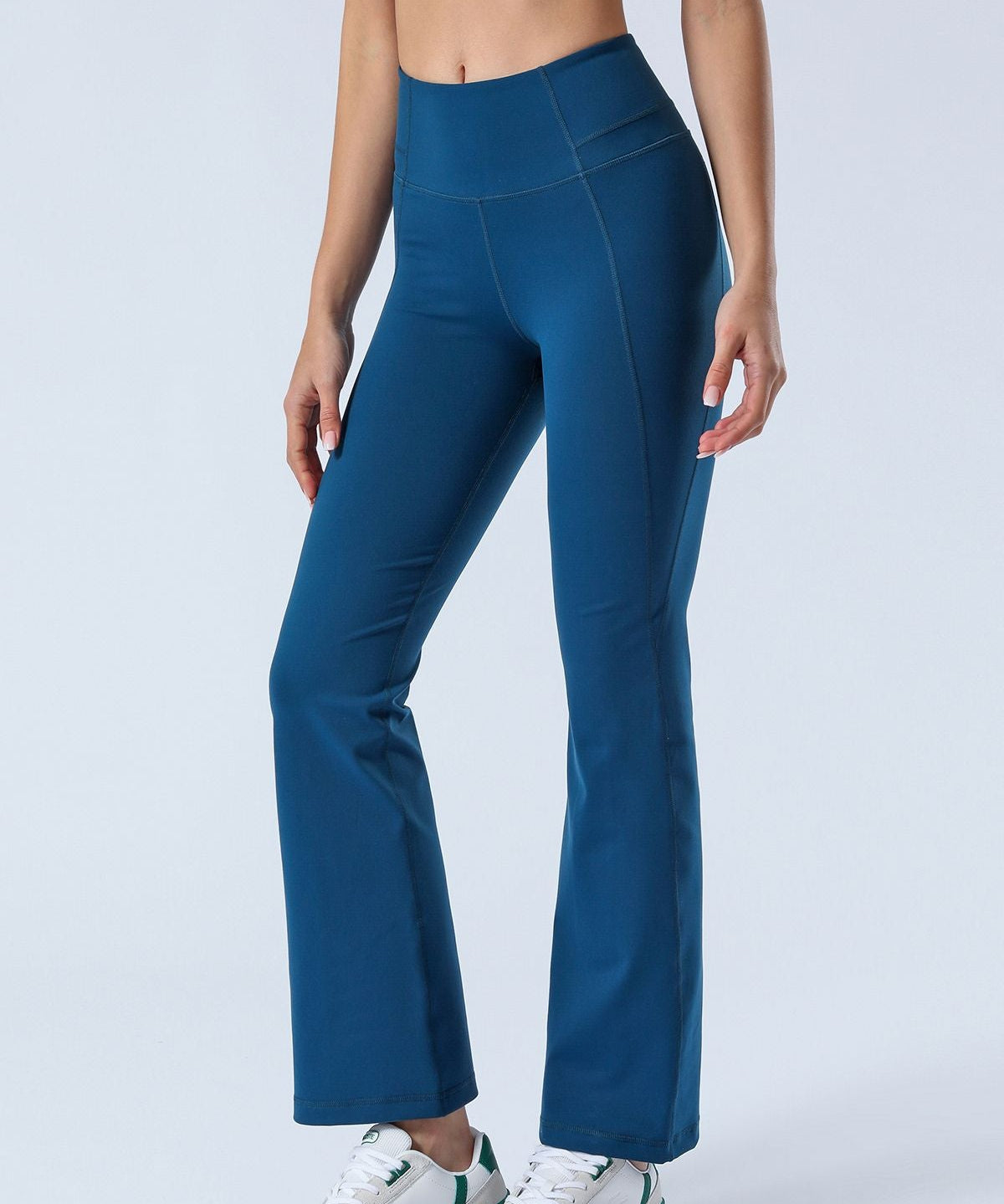 High-Rise Flare Pants by bornfocus