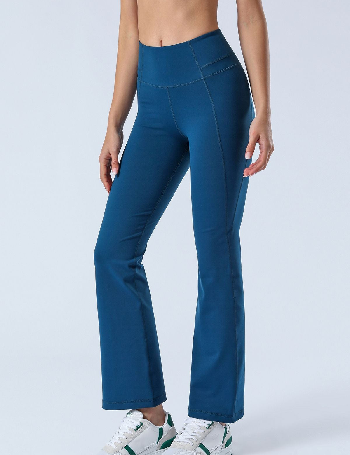 High-Rise Flare Pants by bornfocus