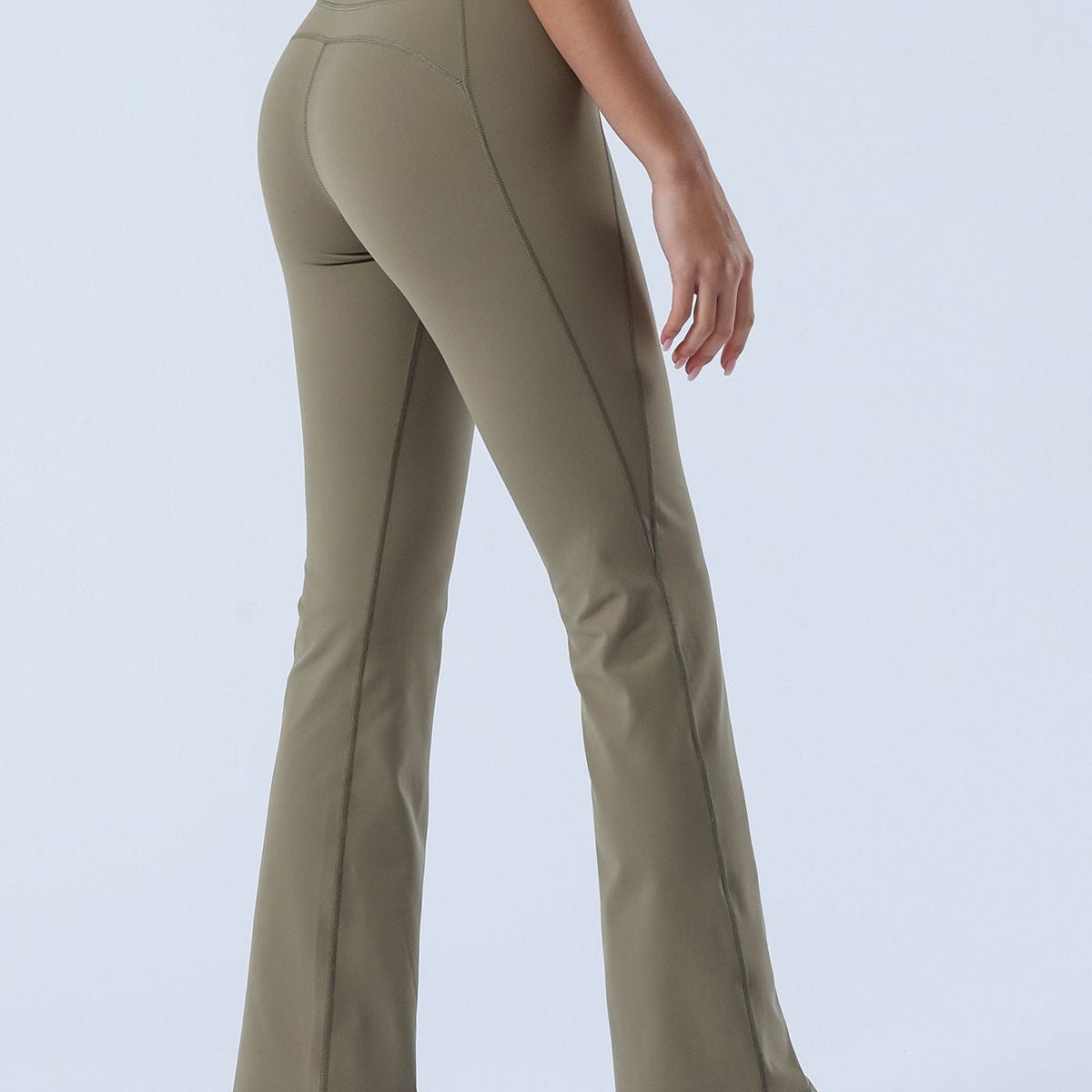 High-Rise Flare Pants by bornfocus