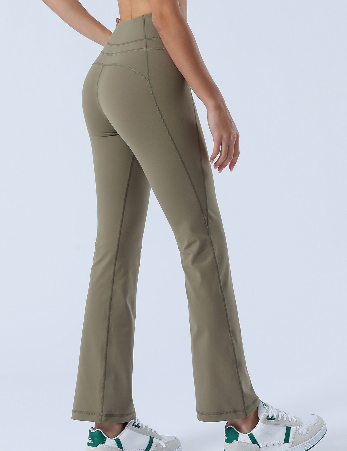 High-Rise Flare Pants by bornfocus