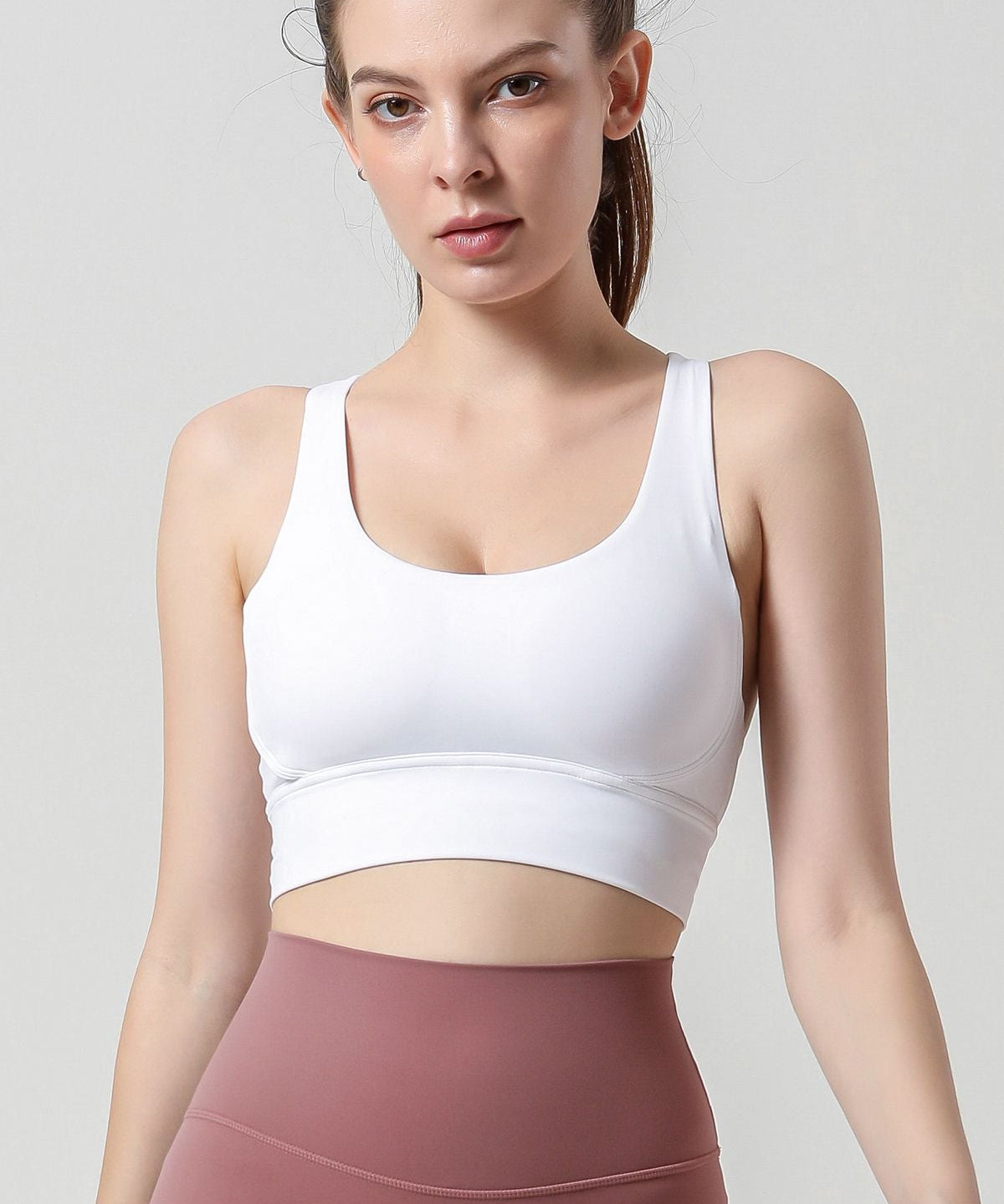 Strappy Back Sports Bra by bornfocus