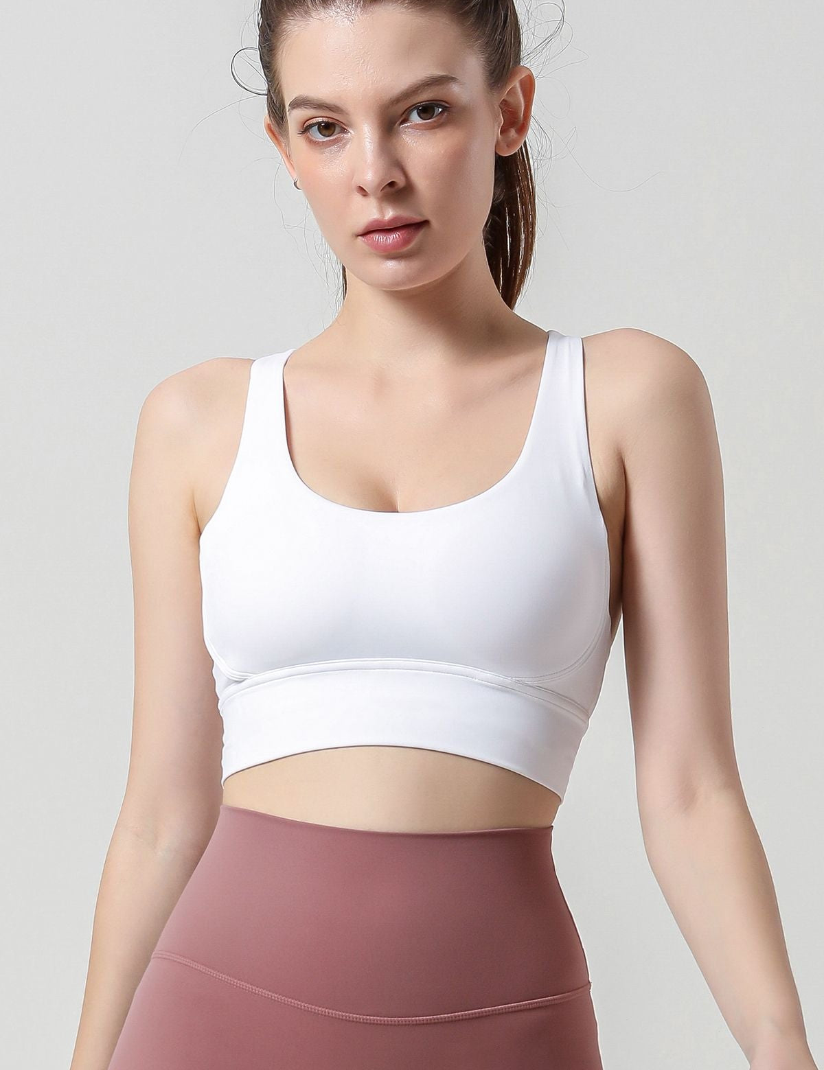 Strappy Back Sports Bra by bornfocus