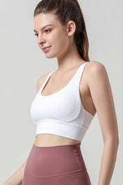 Strappy Back Sports Bra by bornfocus