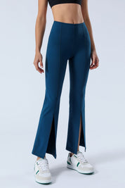 Split-Hem Flared Pants by bornfocus