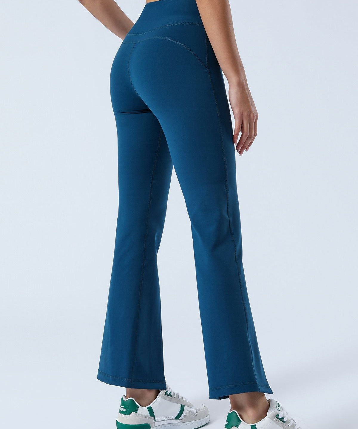 Split-Hem Flared Pants by bornfocus