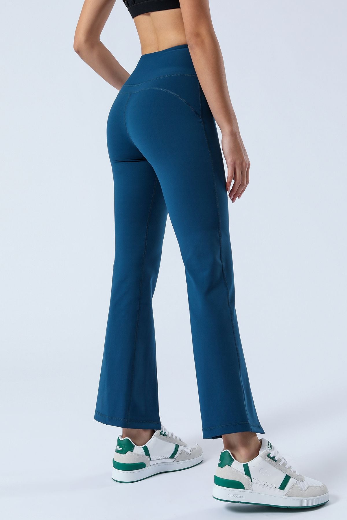 Split-Hem Flared Pants by bornfocus