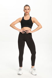 Ripples Ruched Bum Gym Leggings by bornfocus