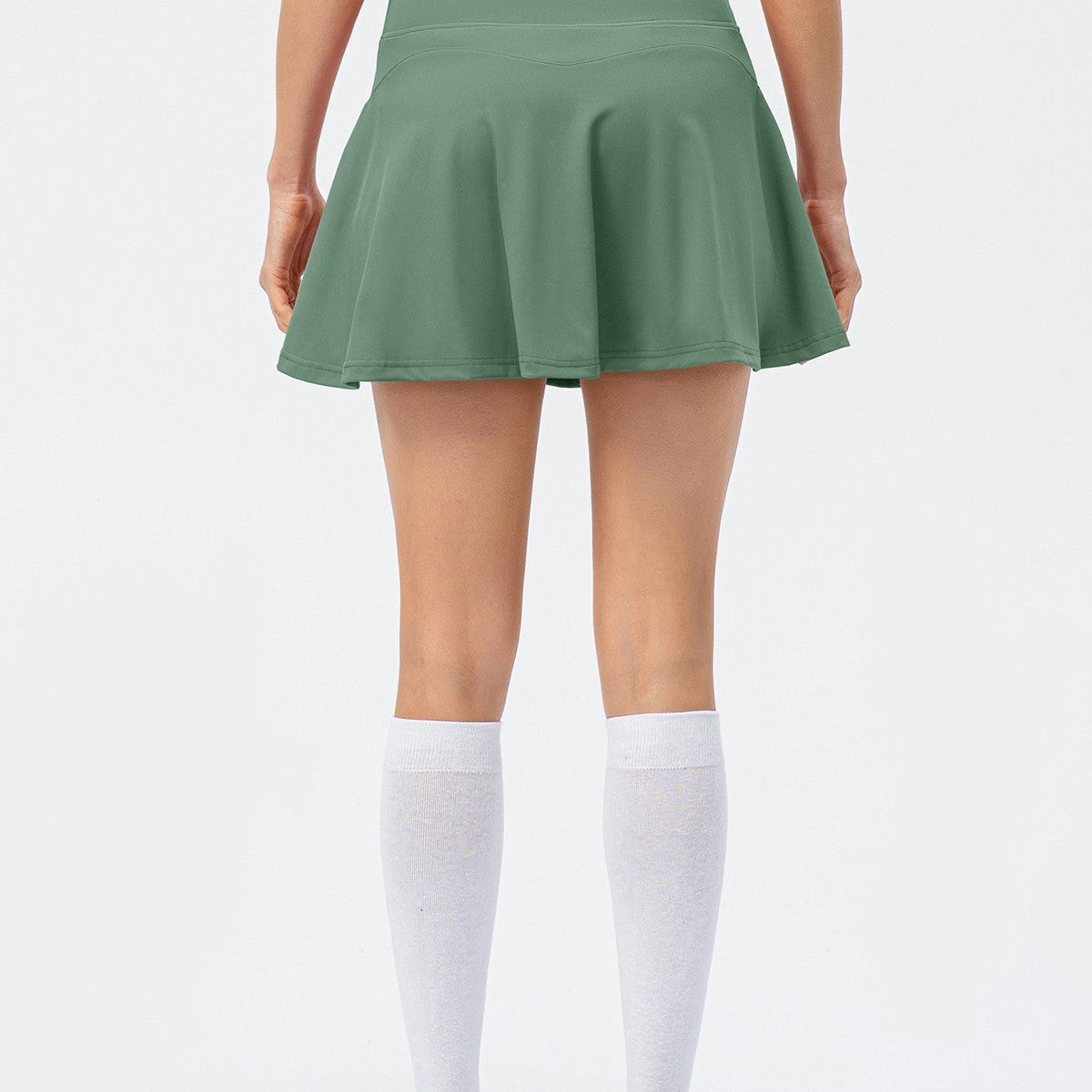 Pleated Tennis Skirts Built-in Short Liner by bornfocus