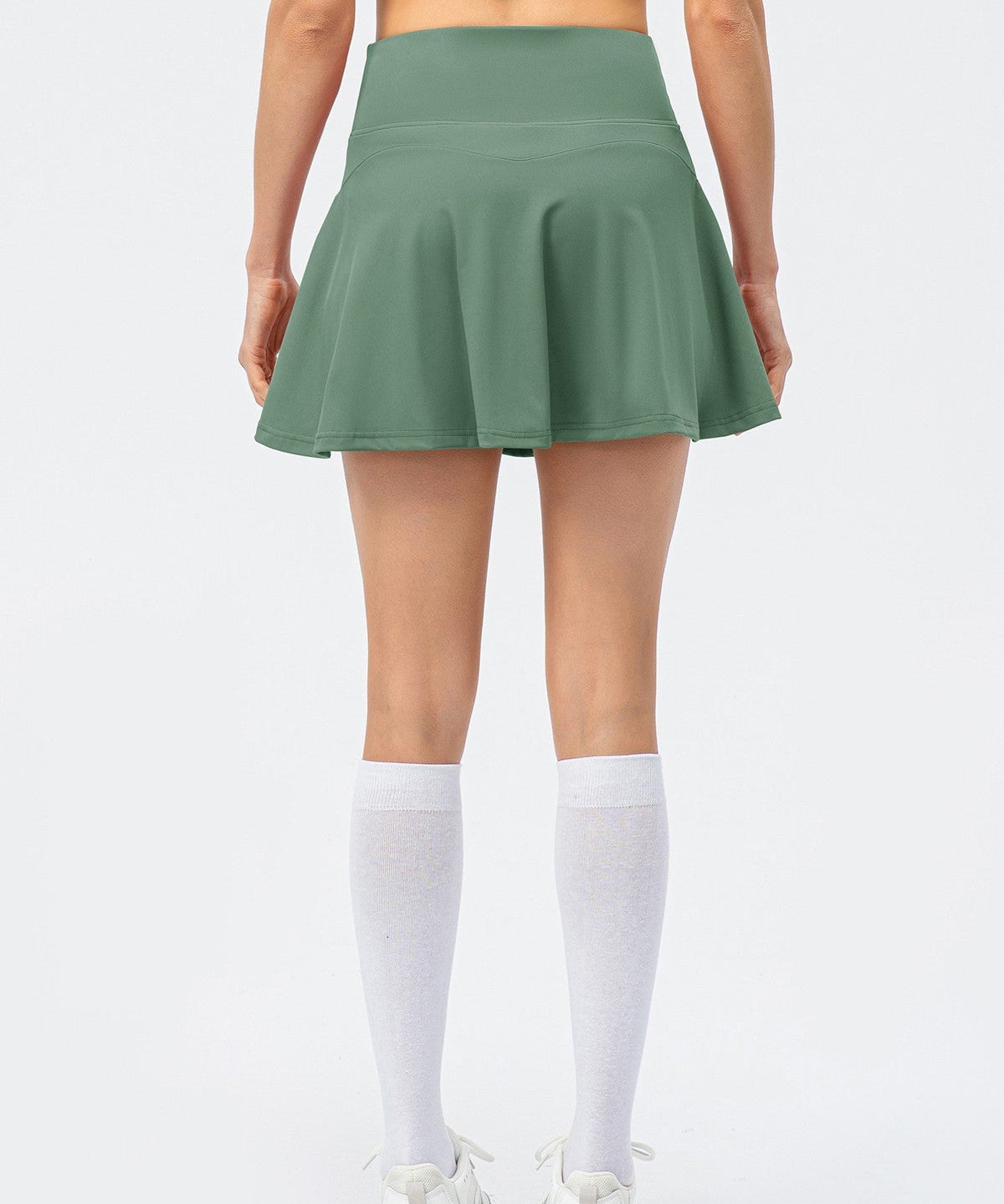 Pleated Tennis Skirts Built-in Short Liner by bornfocus