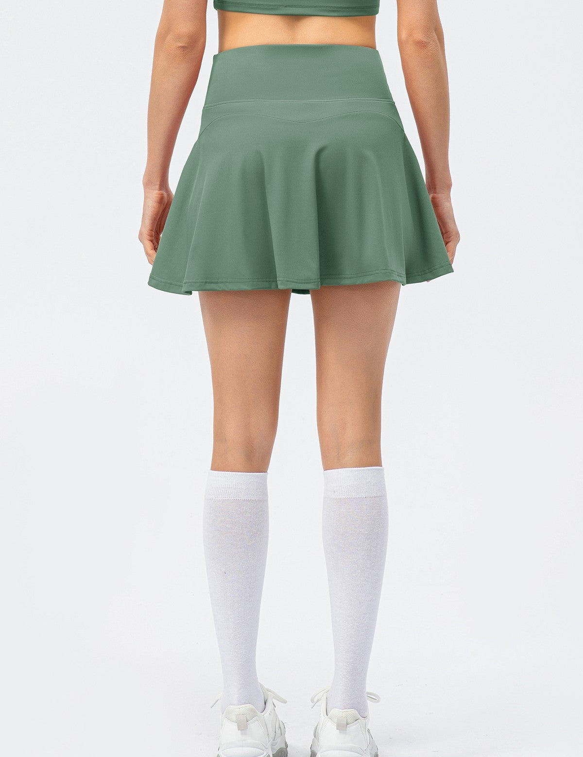 Pleated Tennis Skirts Built-in Short Liner by bornfocus