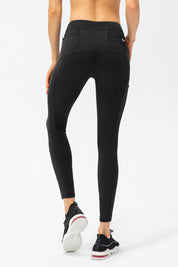 No Front Seam Leggings with Multi-Pockets by bornfocus