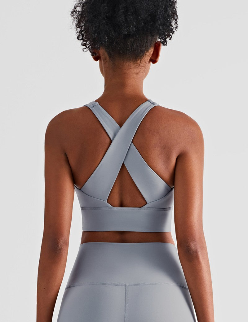 Crossover Sports Bra Medium Support by bornfocus