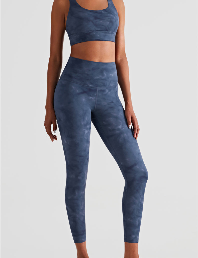 Tie Dyed Bra & Legging Activewear Sets by bornfocus