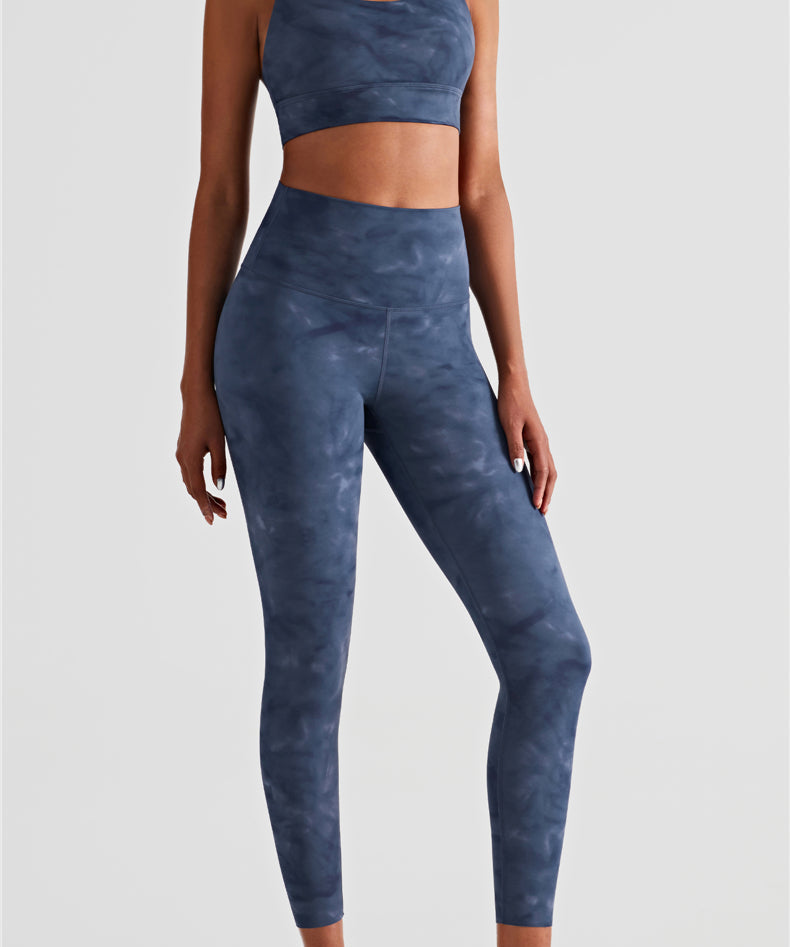 Tie Dyed Bra & Legging Activewear Sets by bornfocus