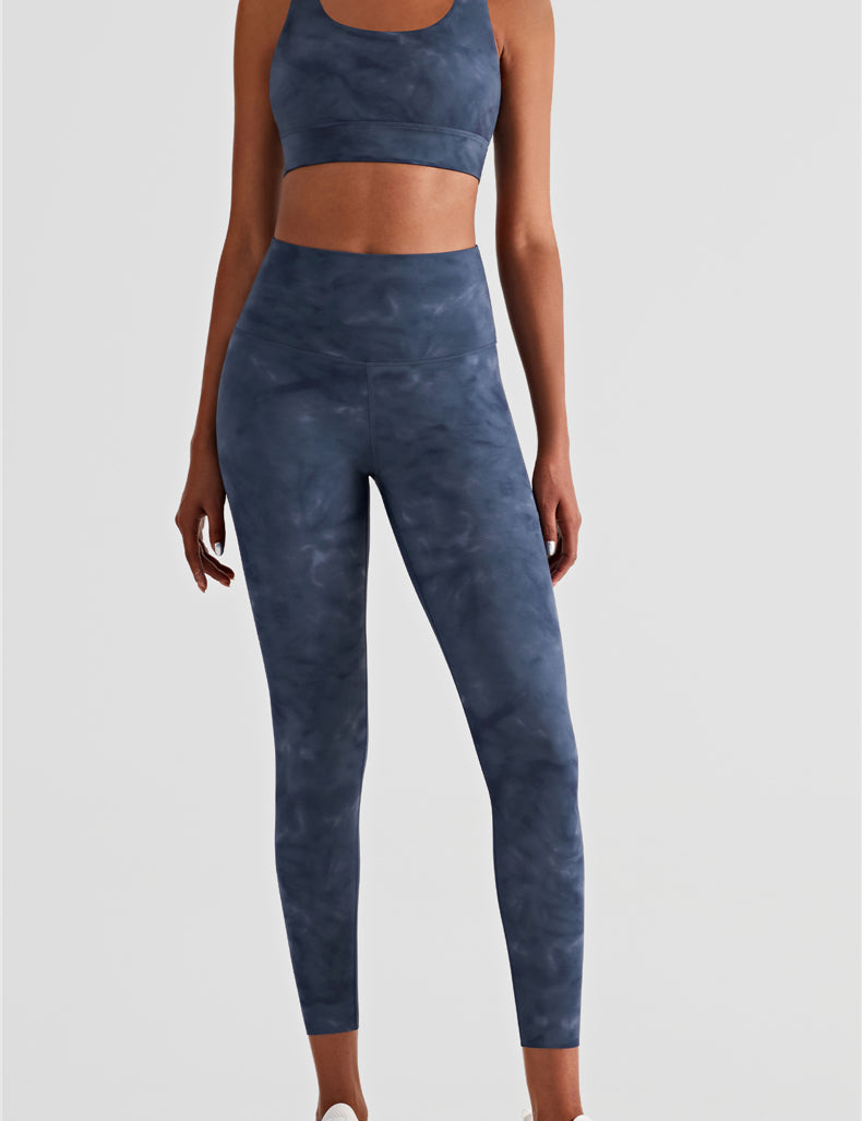 Tie Dyed Bra & Legging Activewear Sets by bornfocus