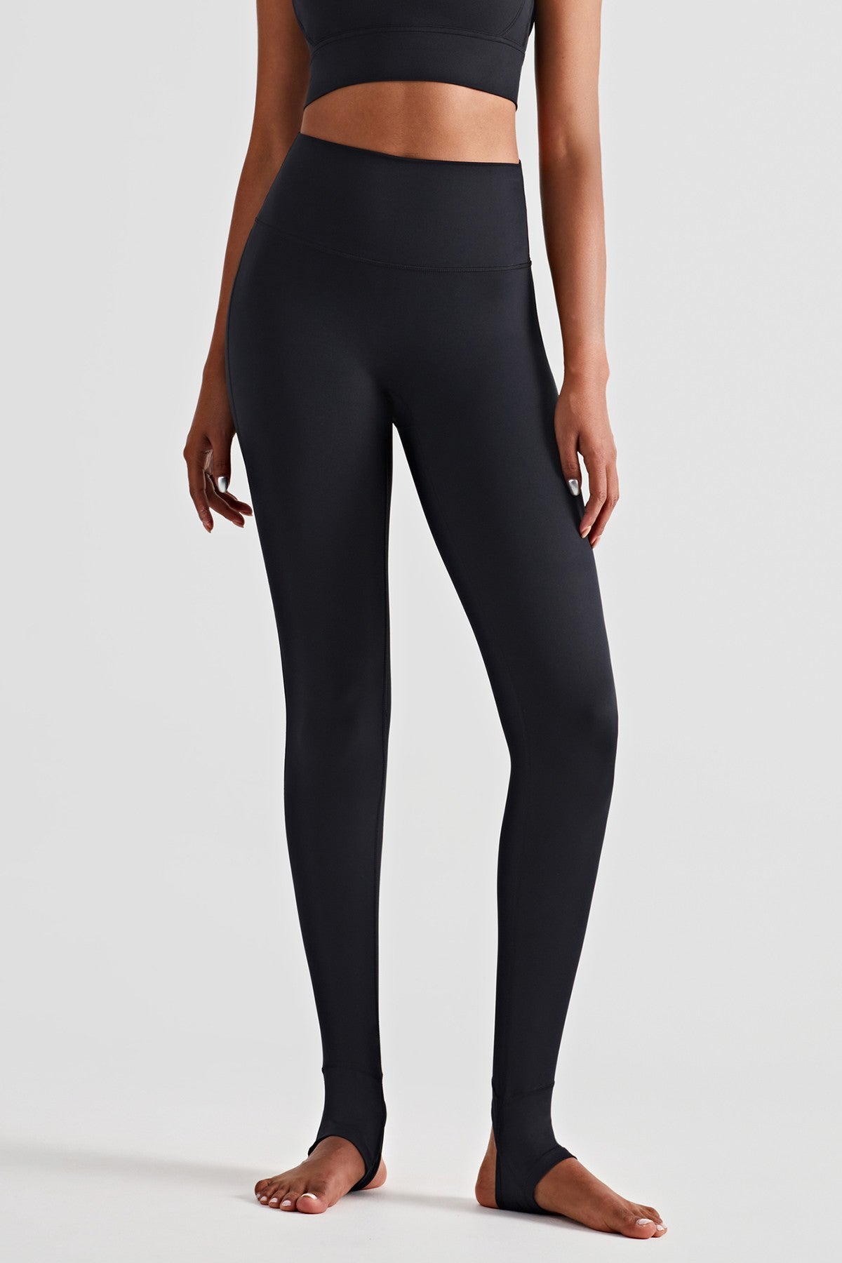 Stirrup Full-Length Yoga Leggings by bornfocus