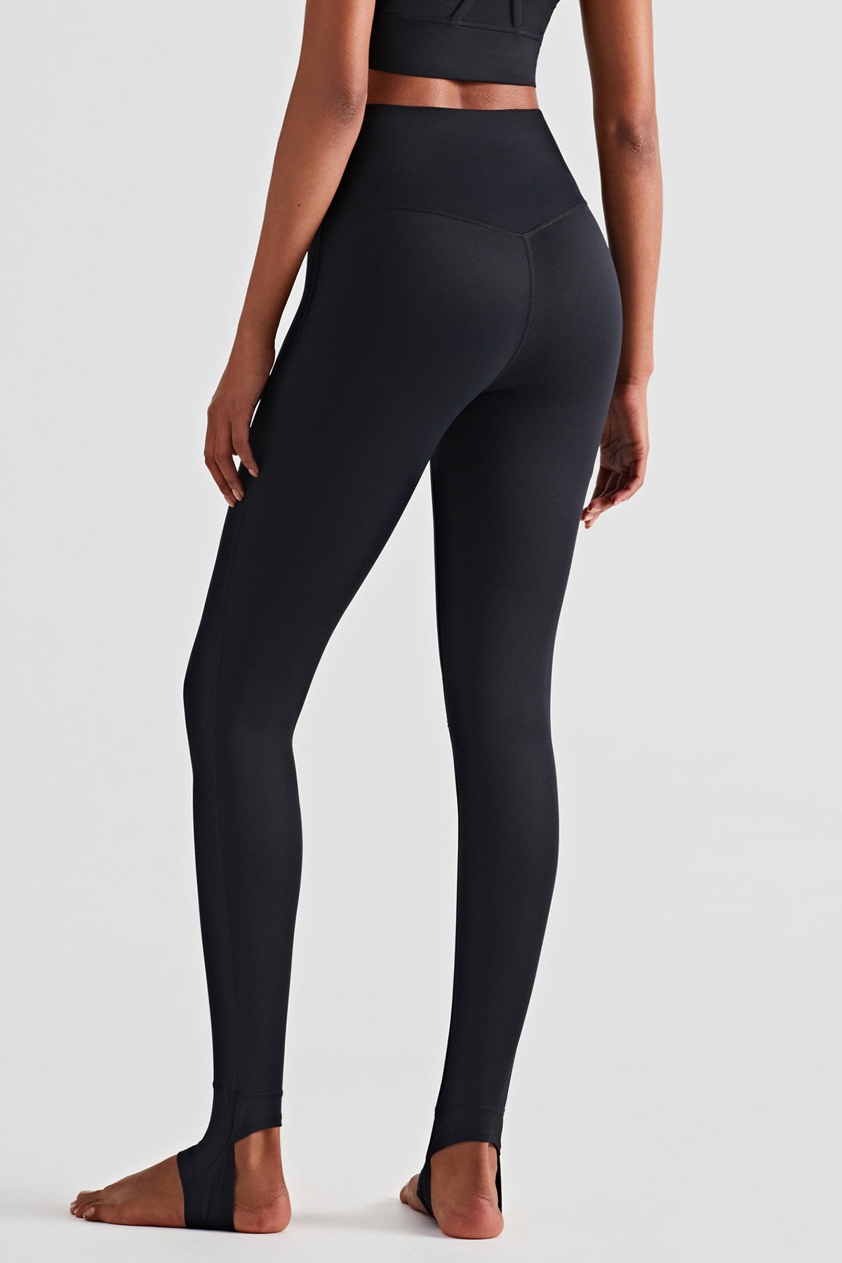 Stirrup Full-Length Yoga Leggings by bornfocus