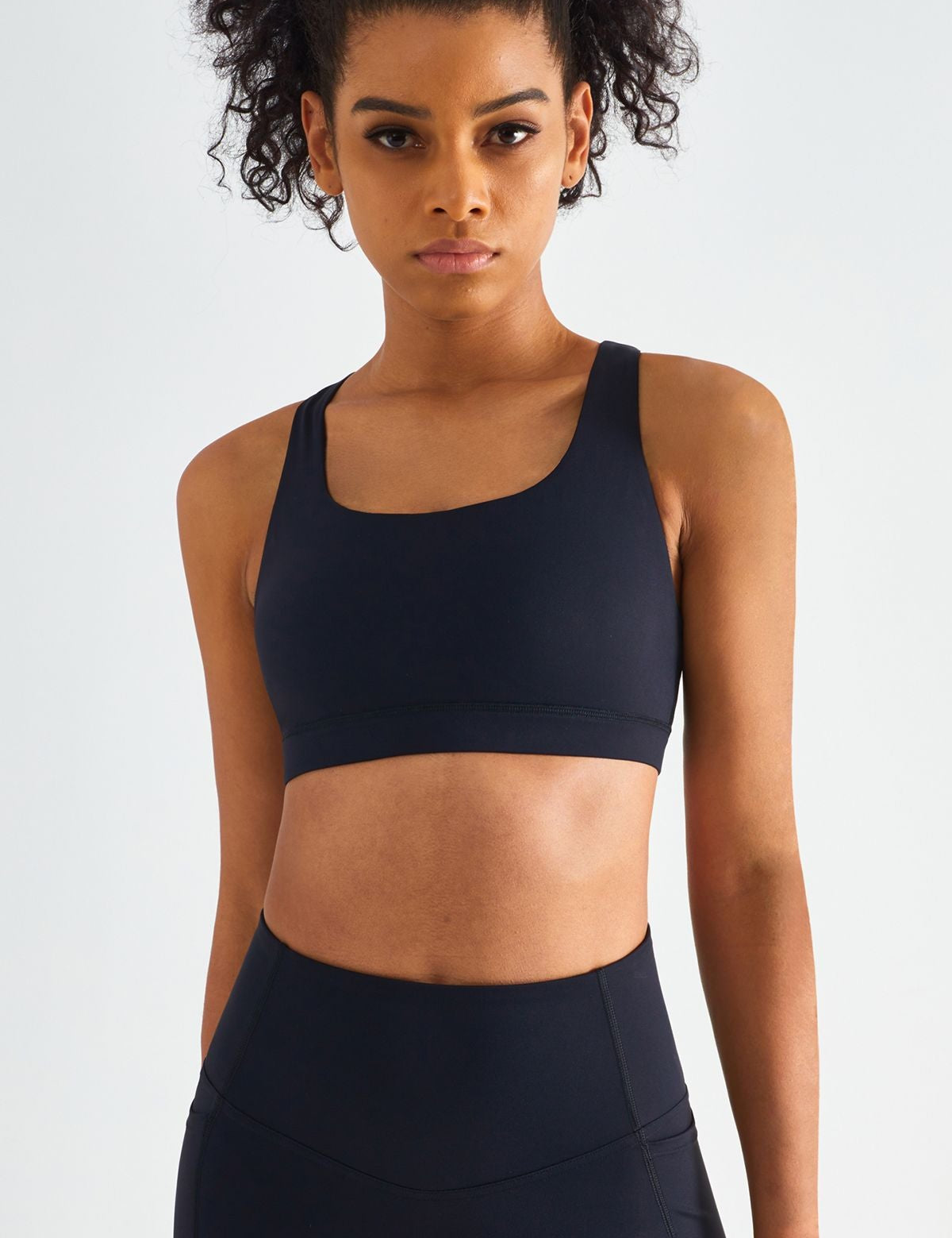 Crisscross Straps Sports Bra by bornfocus