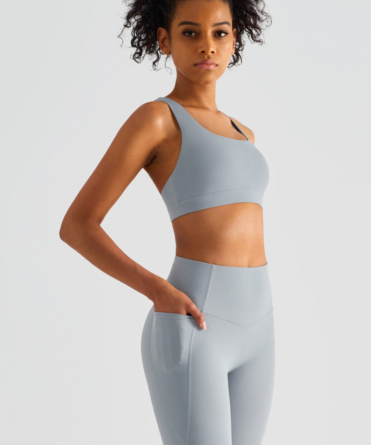 Crisscross Straps Sports Bra by bornfocus