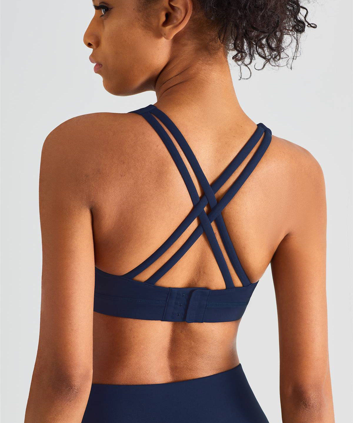 Crisscross Straps Sports Bra by bornfocus