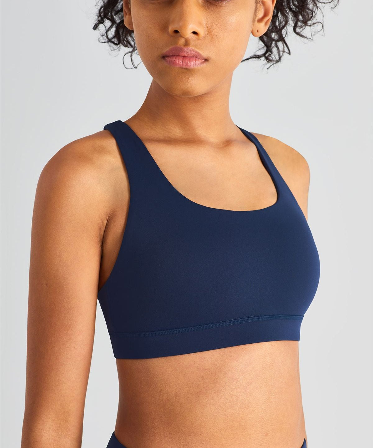 Crisscross Straps Sports Bra by bornfocus