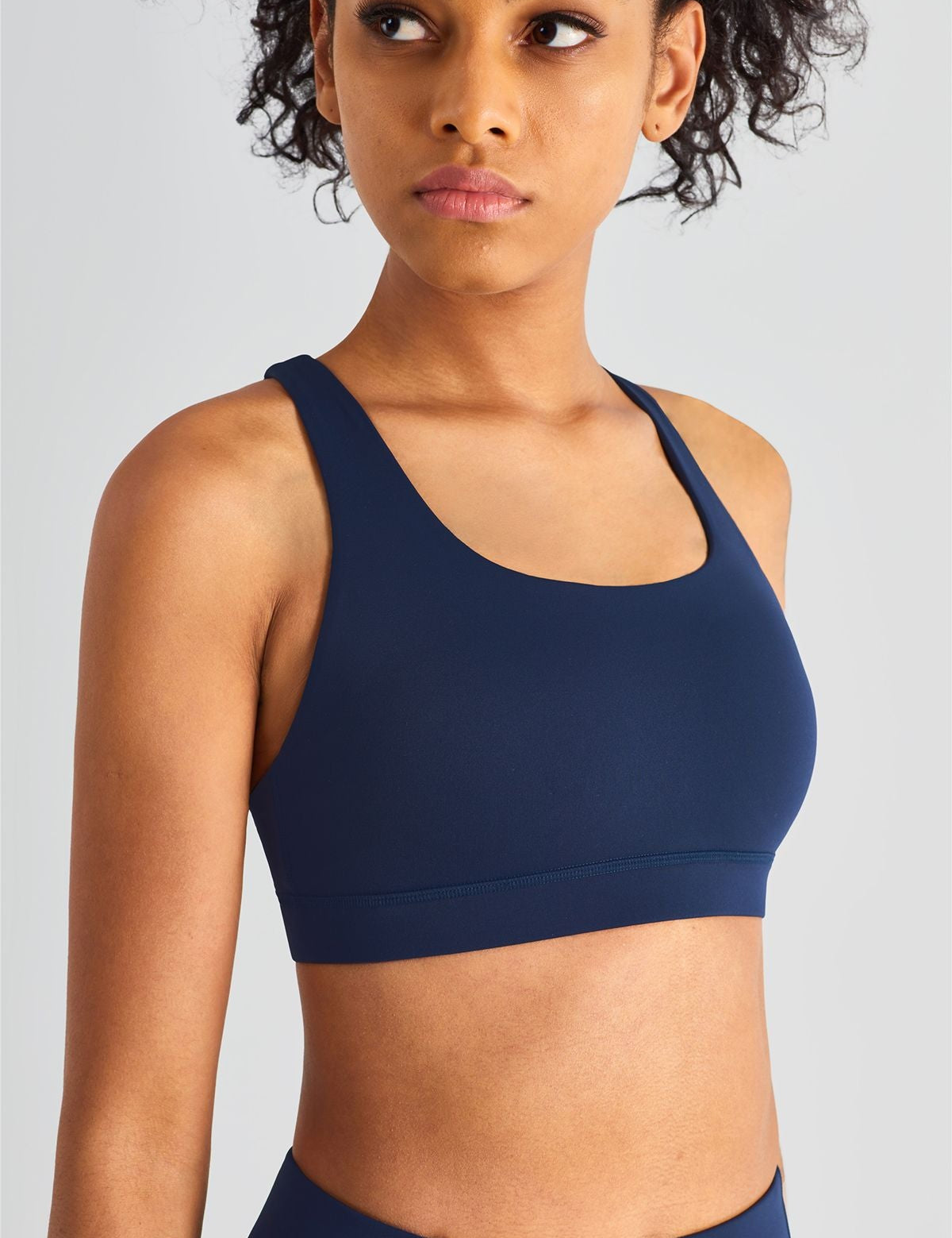 Crisscross Straps Sports Bra by bornfocus