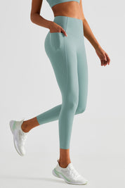 V-shaped Yoga Leggings with Pockets by bornfocus