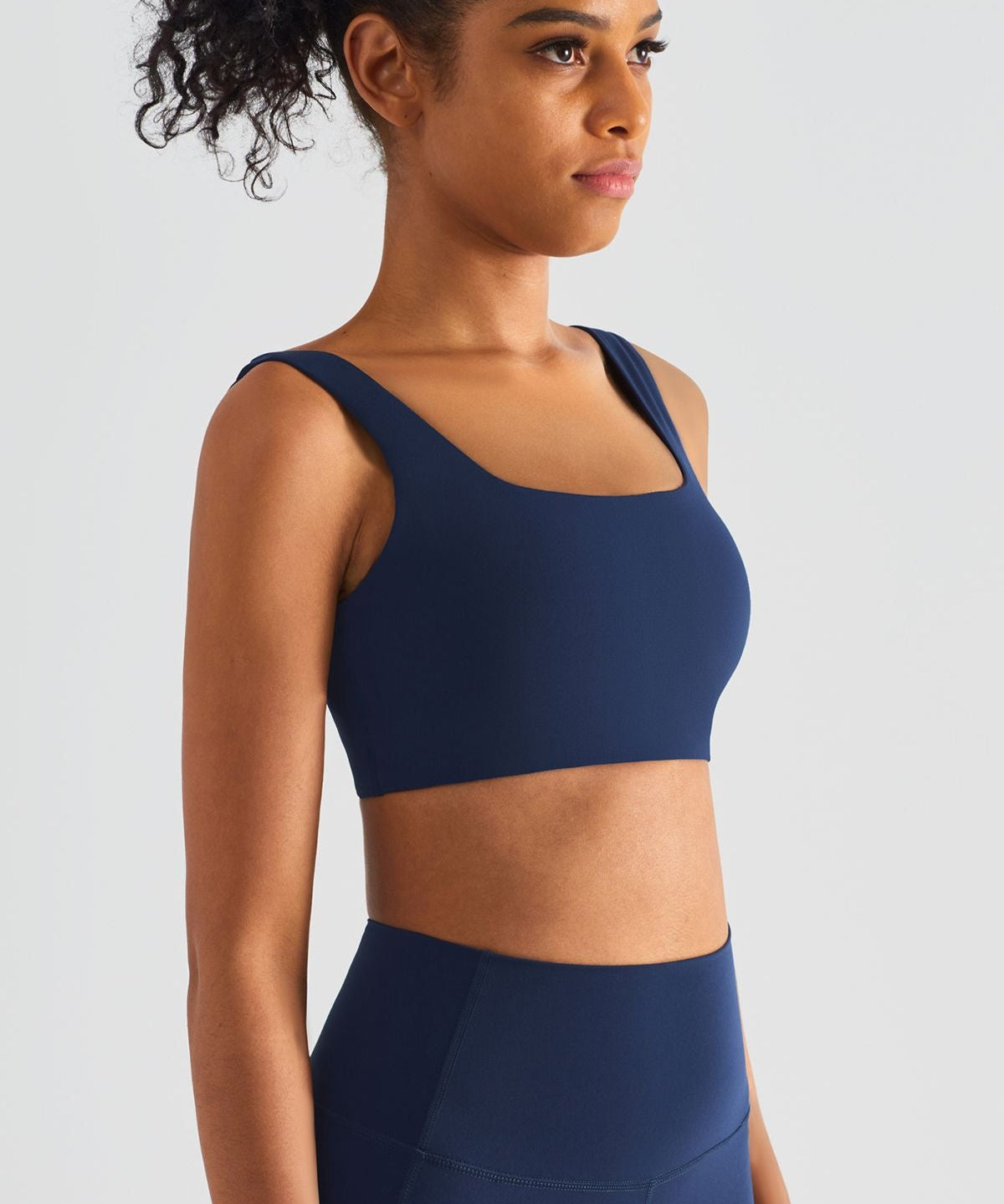 Straight Straps Backless Sports Bra by bornfocus