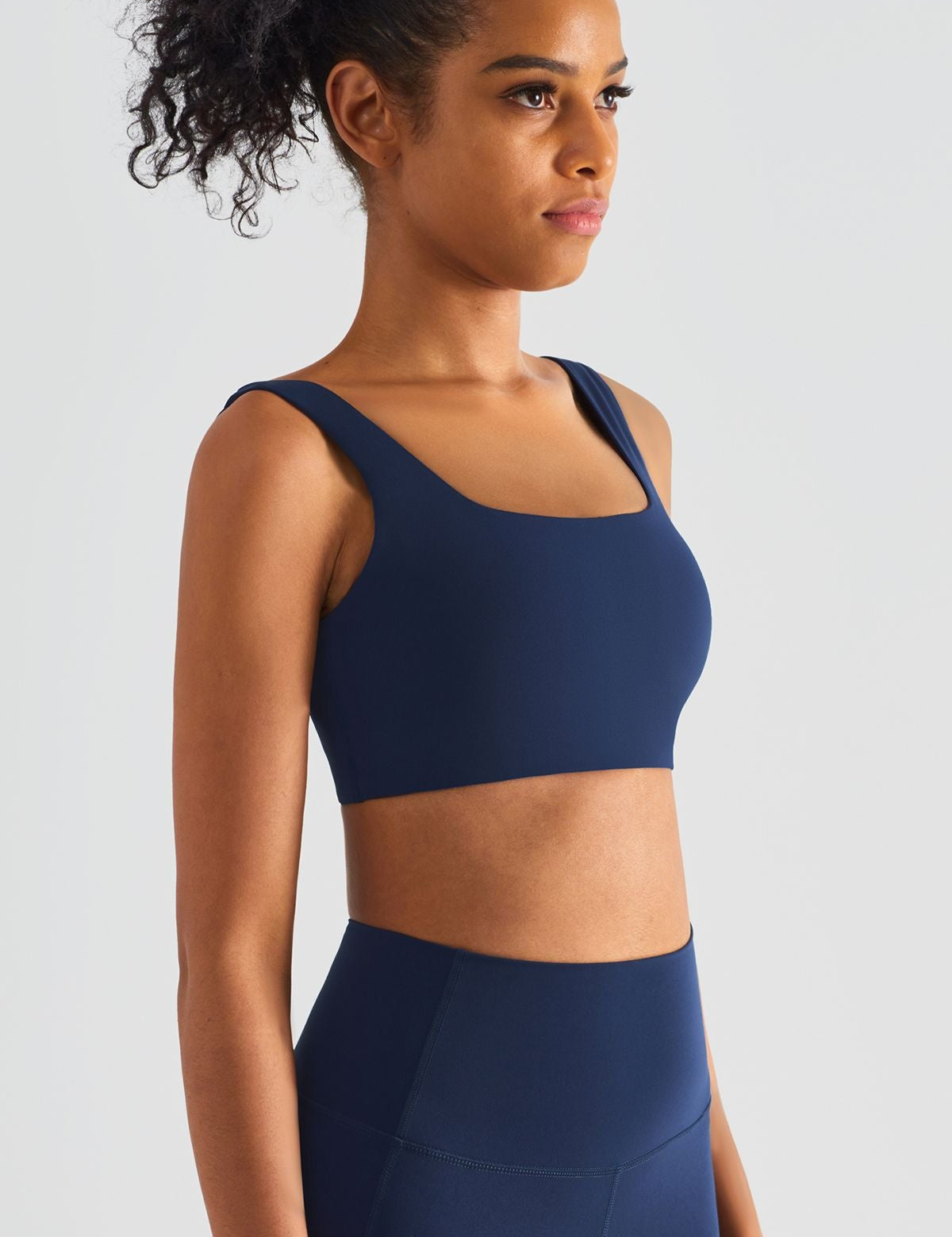 Straight Straps Backless Sports Bra by bornfocus