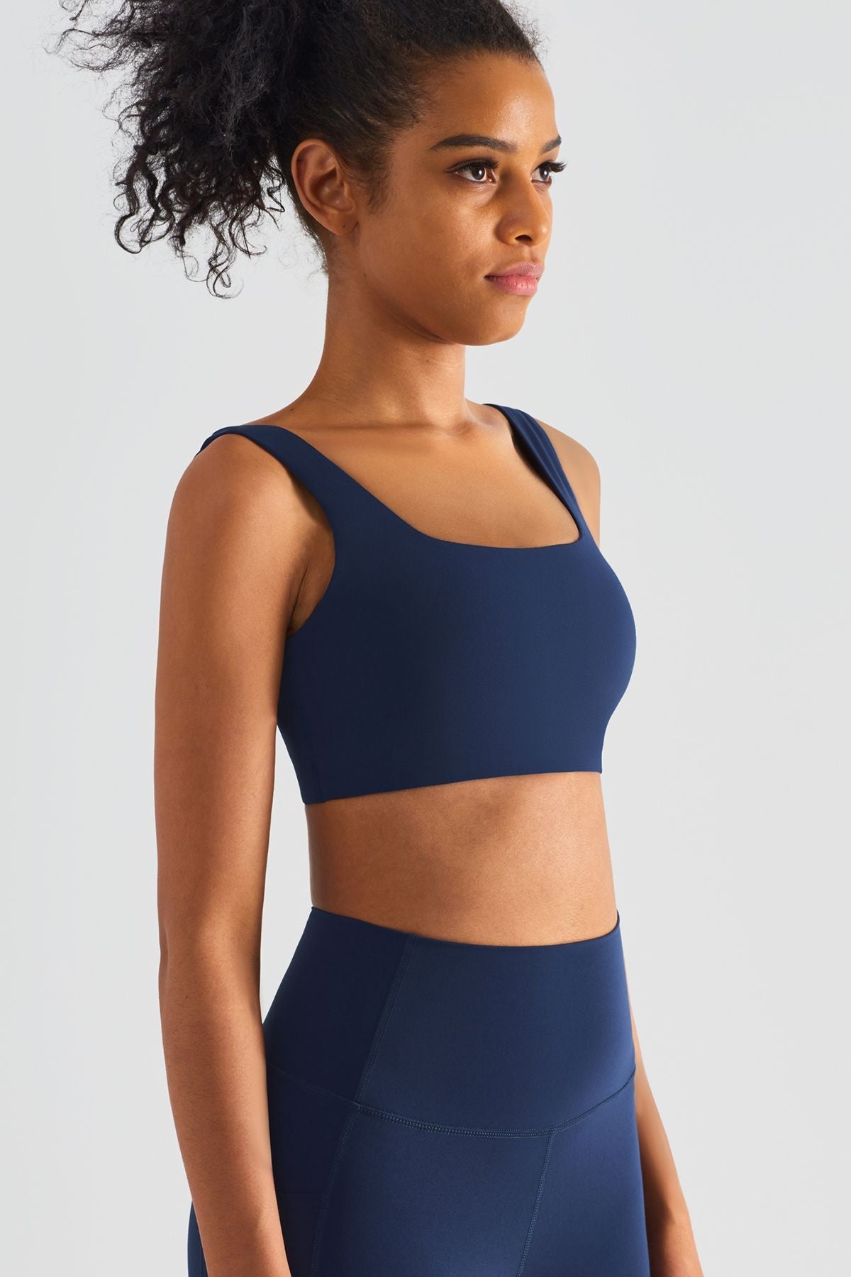 Straight Straps Backless Sports Bra by bornfocus