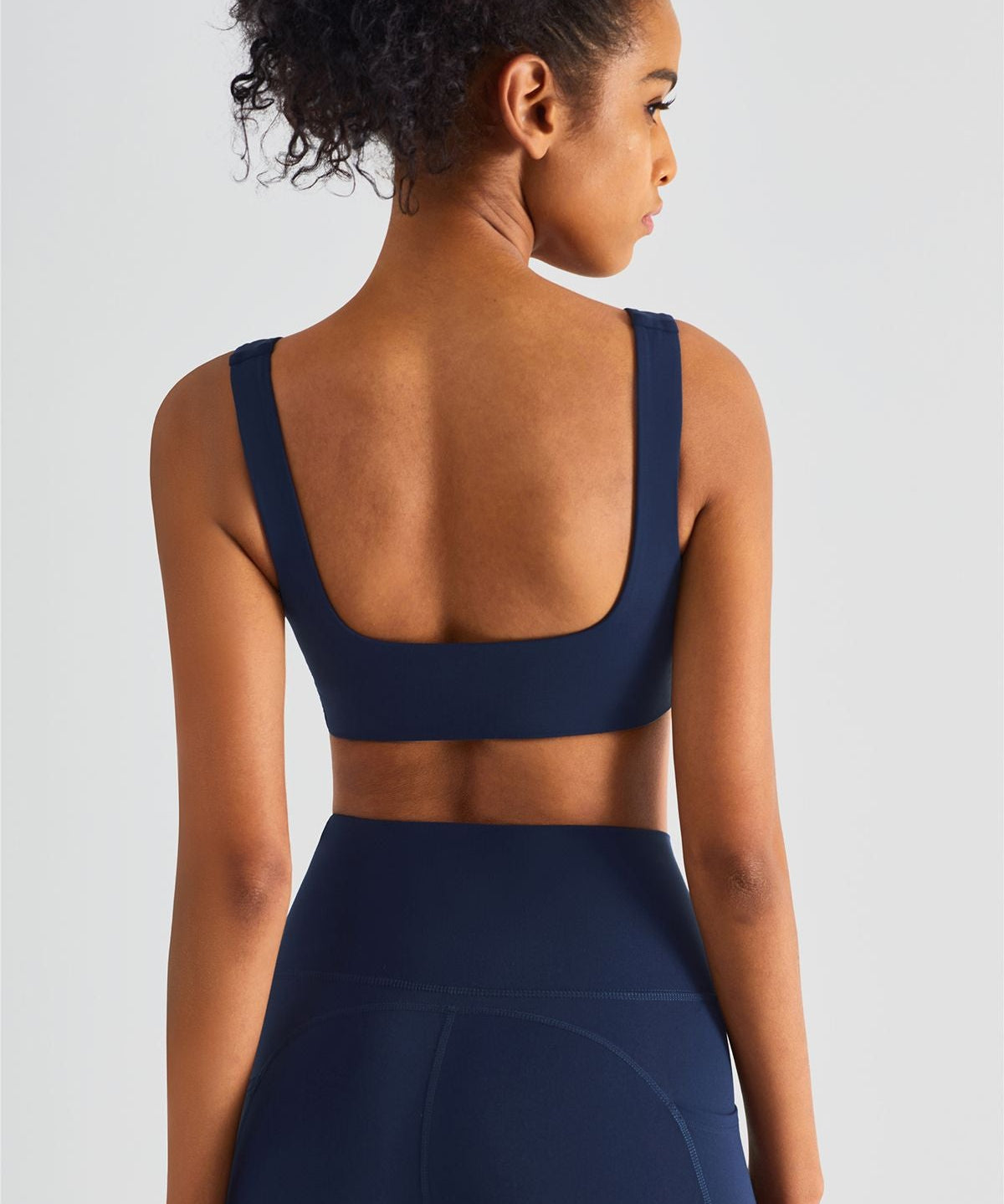 Straight Straps Backless Sports Bra by bornfocus