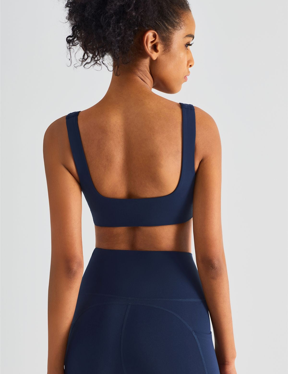 Straight Straps Backless Sports Bra by bornfocus