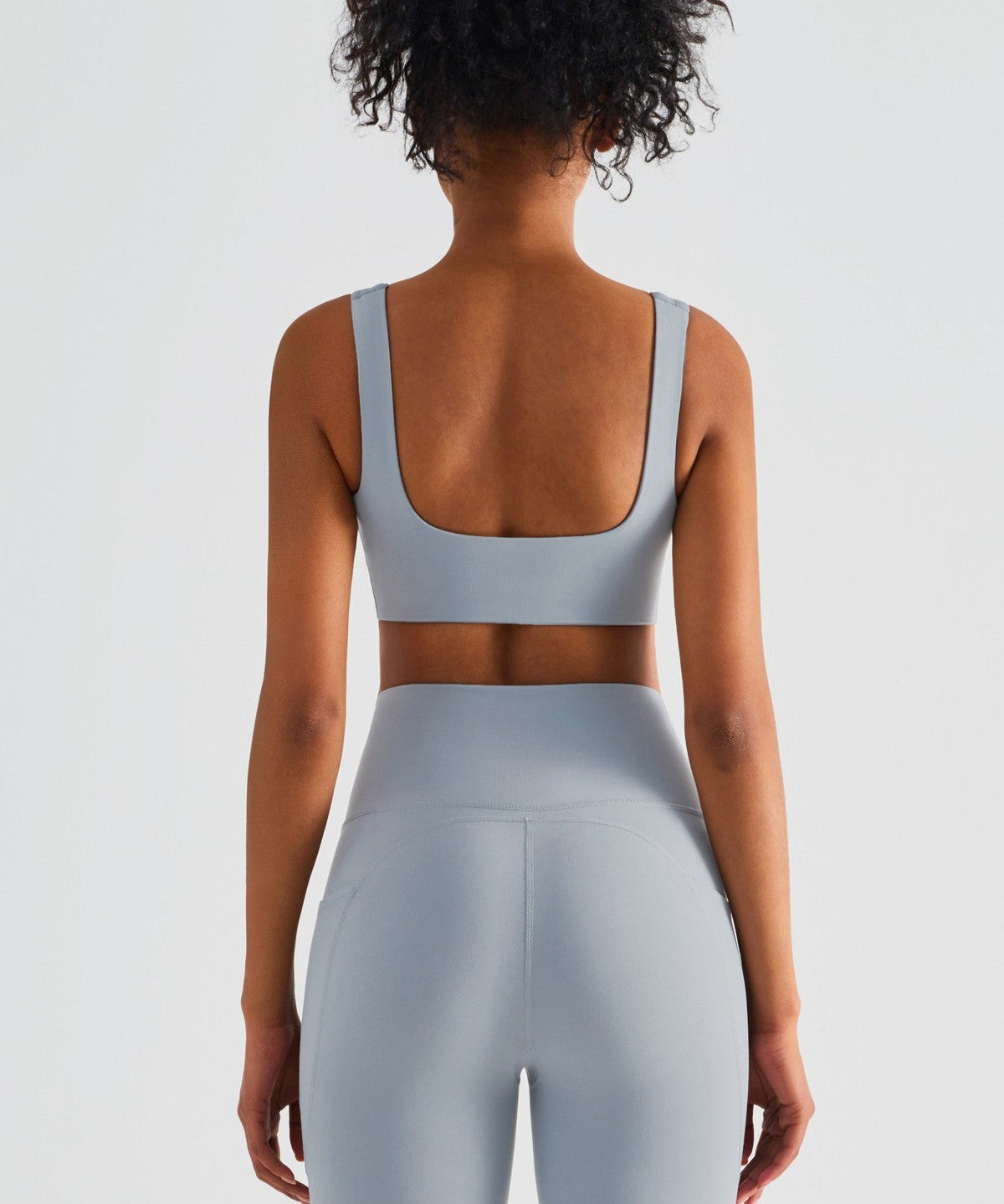 Straight Straps Backless Sports Bra by bornfocus