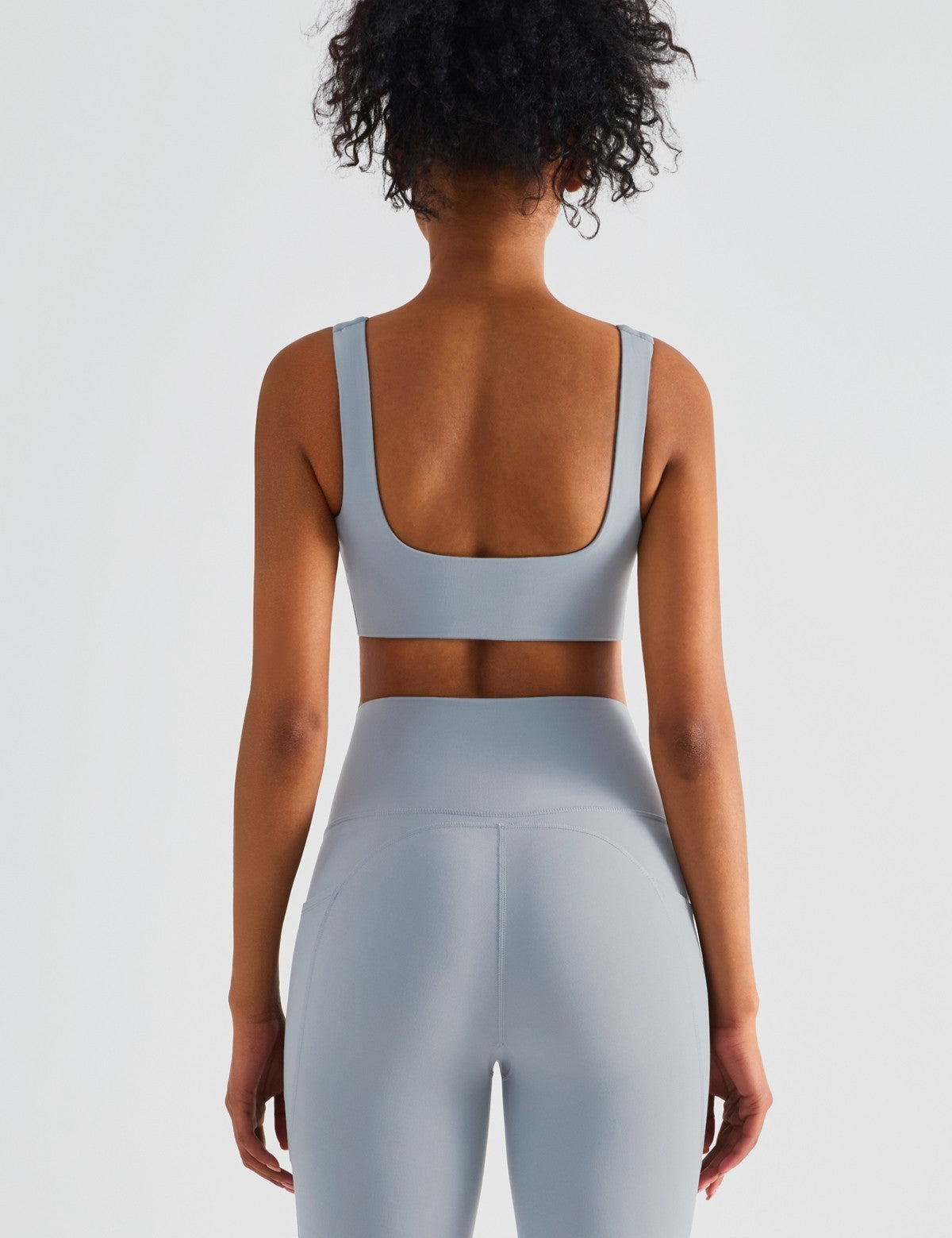 Straight Straps Backless Sports Bra by bornfocus