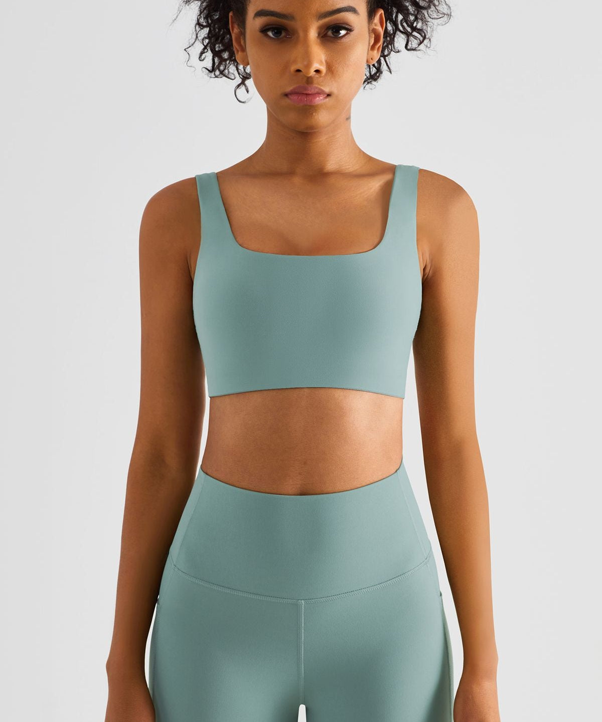 Straight Straps Backless Sports Bra by bornfocus