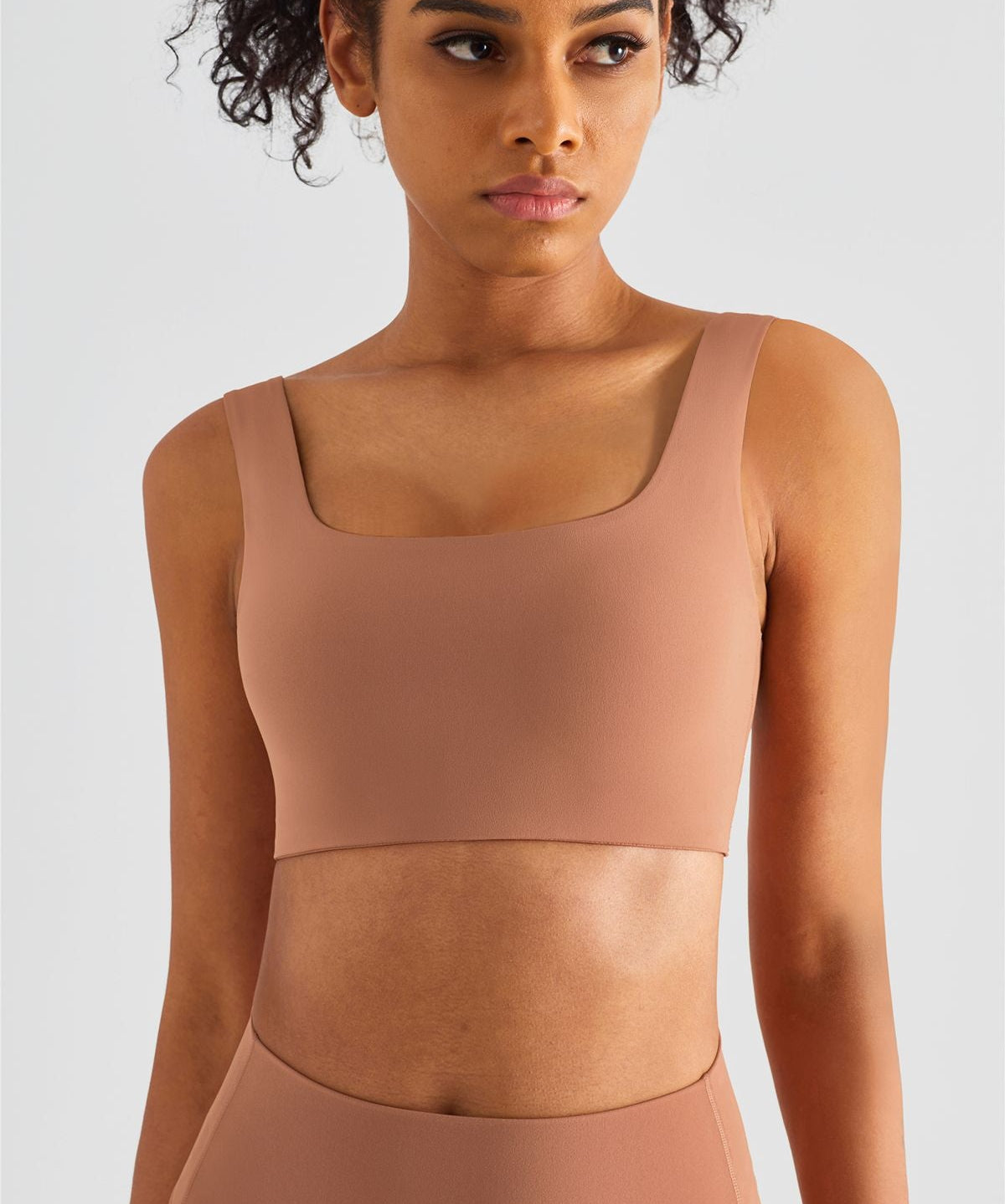 Straight Straps Backless Sports Bra by bornfocus