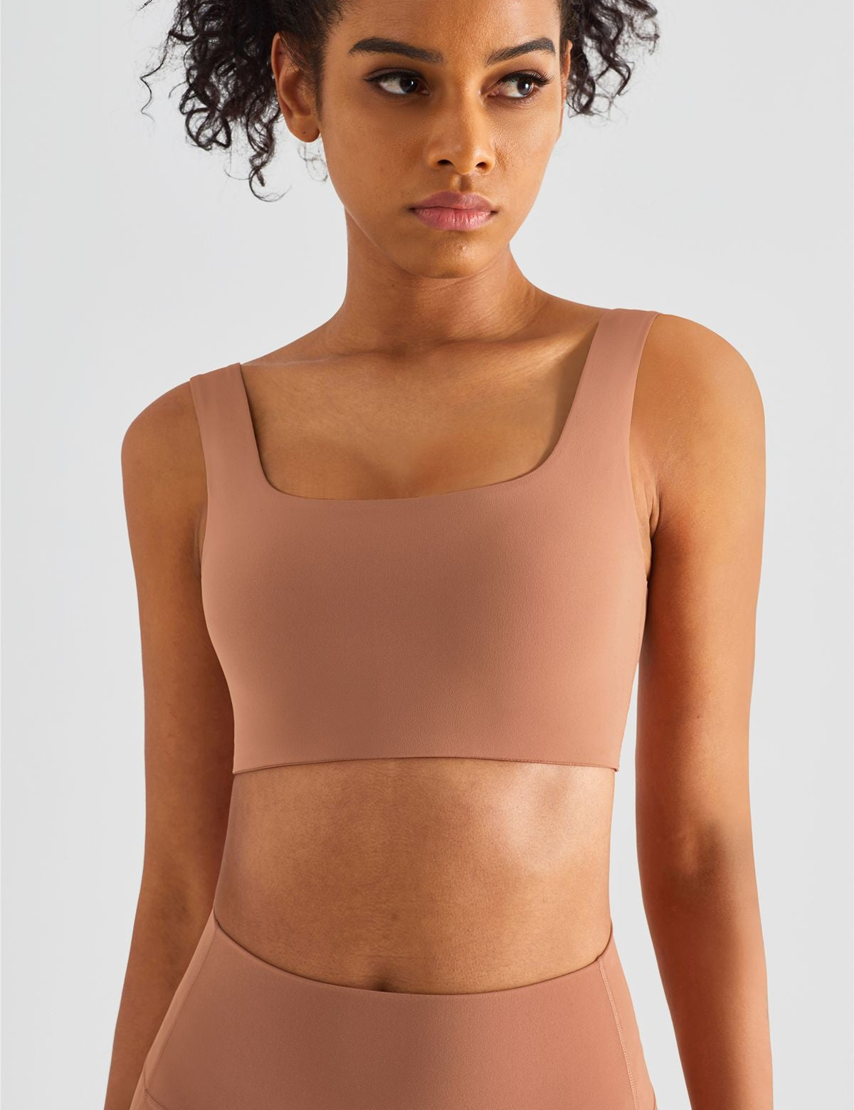 Straight Straps Backless Sports Bra by bornfocus