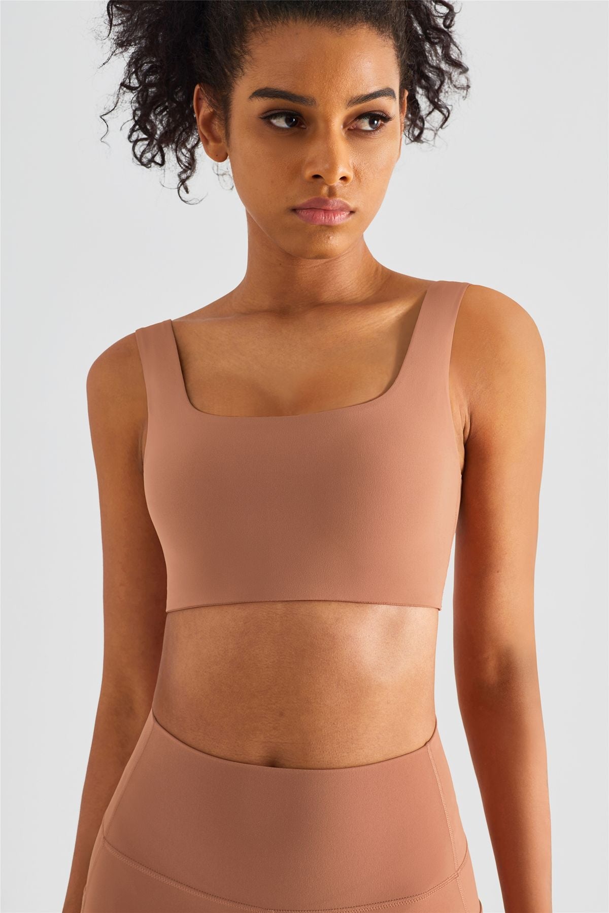 Straight Straps Backless Sports Bra by bornfocus