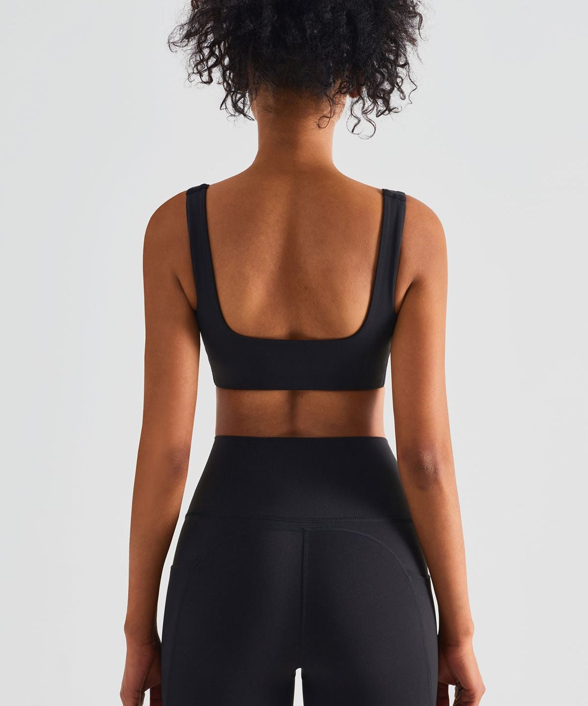 Straight Straps Backless Sports Bra by bornfocus