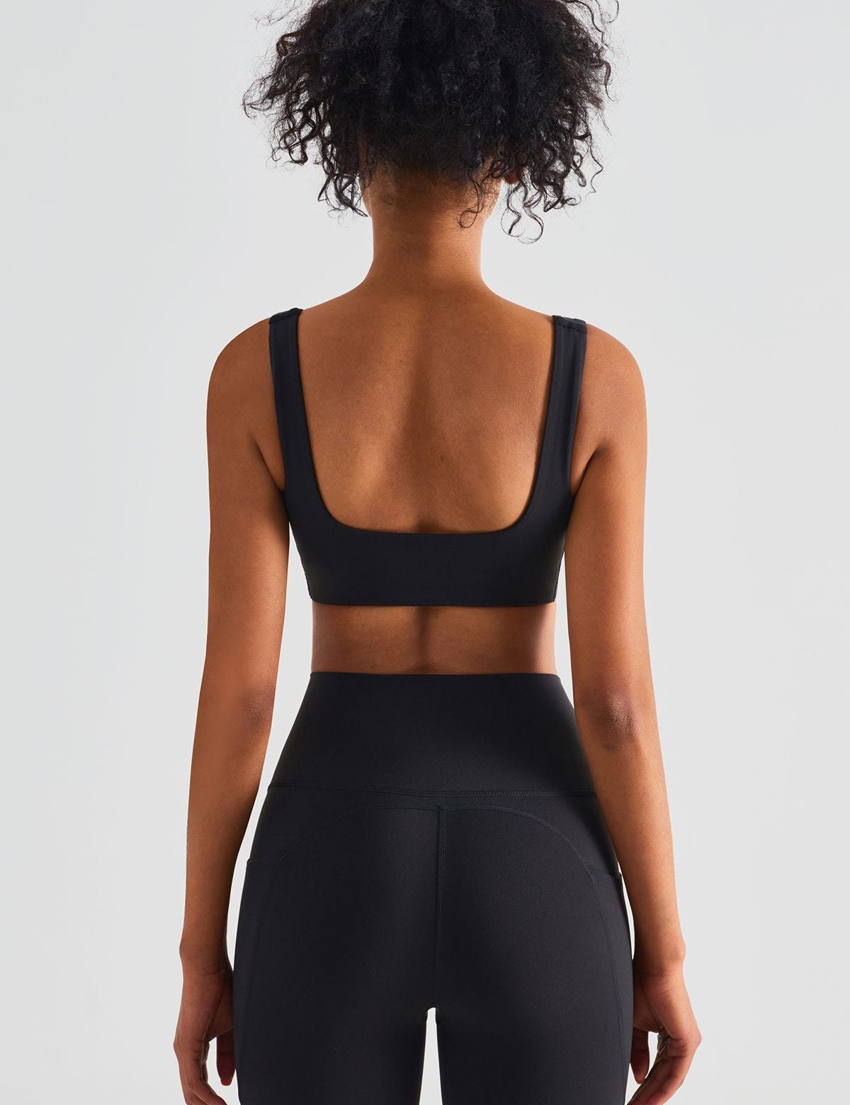 Straight Straps Backless Sports Bra by bornfocus