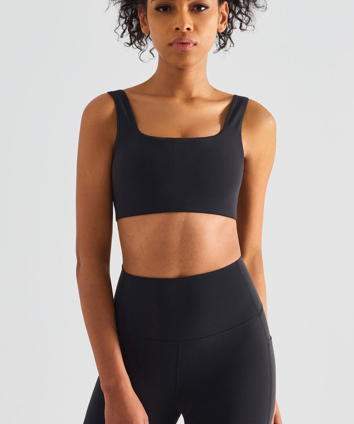 Straight Straps Backless Sports Bra by bornfocus