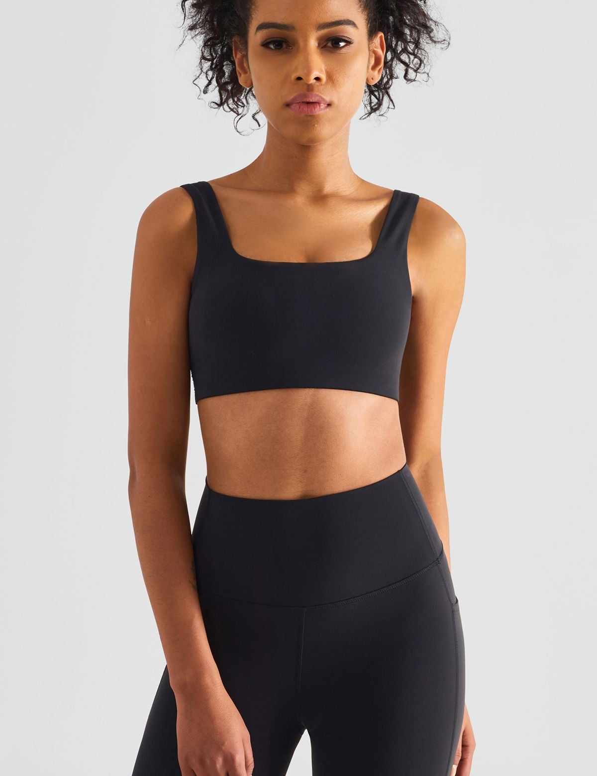 Straight Straps Backless Sports Bra by bornfocus