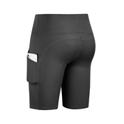 High-Rise Biker Short with Side Pockets by bornfocus