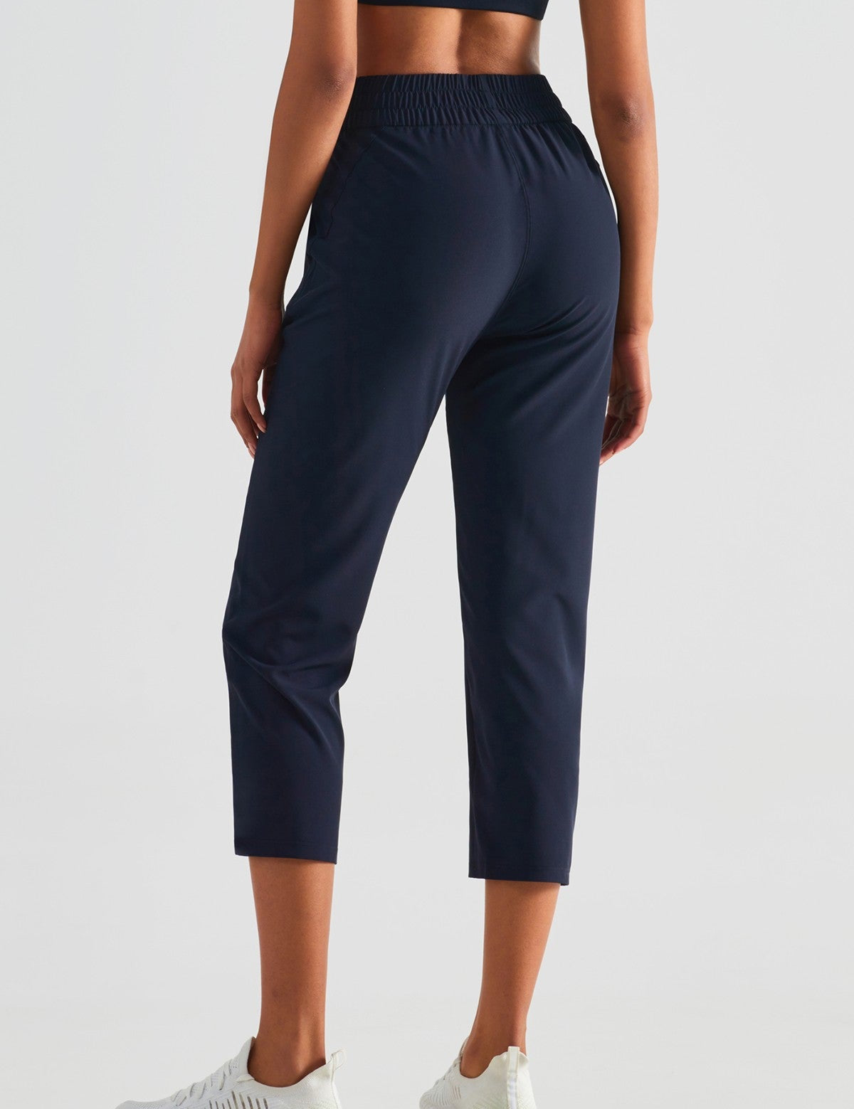 UPF 50+ Tapered Crop Pants with Pockets by bornfocus