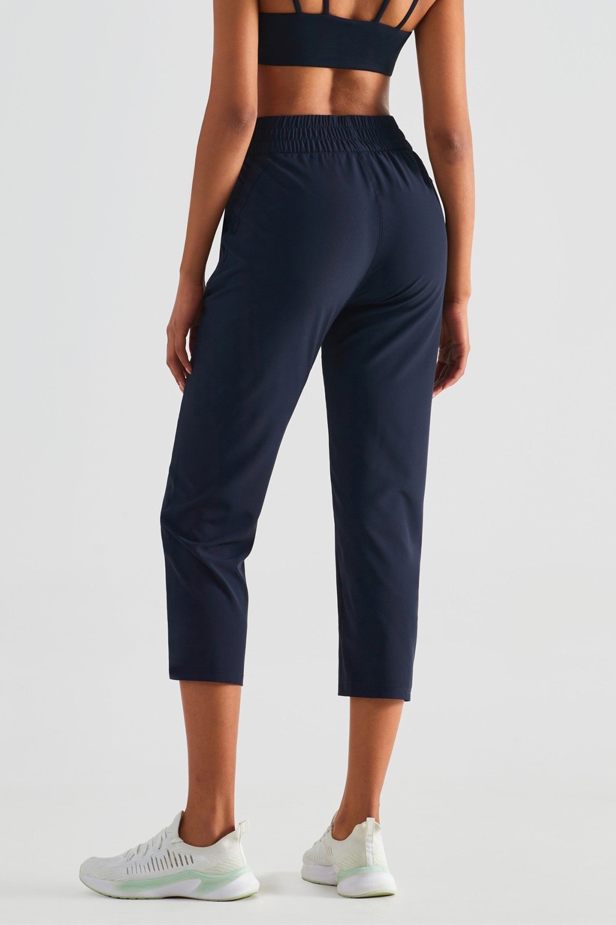 UPF 50+ Tapered Crop Pants with Pockets by bornfocus