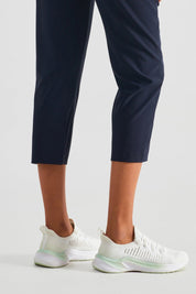 UPF 50+ Tapered Crop Pants with Pockets by bornfocus